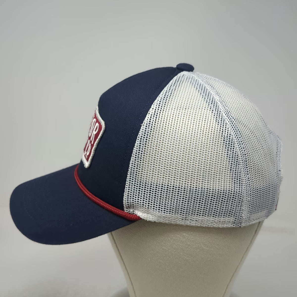 Outdoor Cap Trucker Hat Blue One Size Tractor Supply Co Patch Rope Mesh