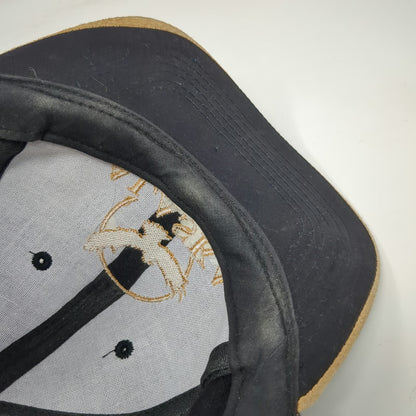 Triangle Headwear Alaska The Last Frontier Black Baseball Cap One Size Wool Hat