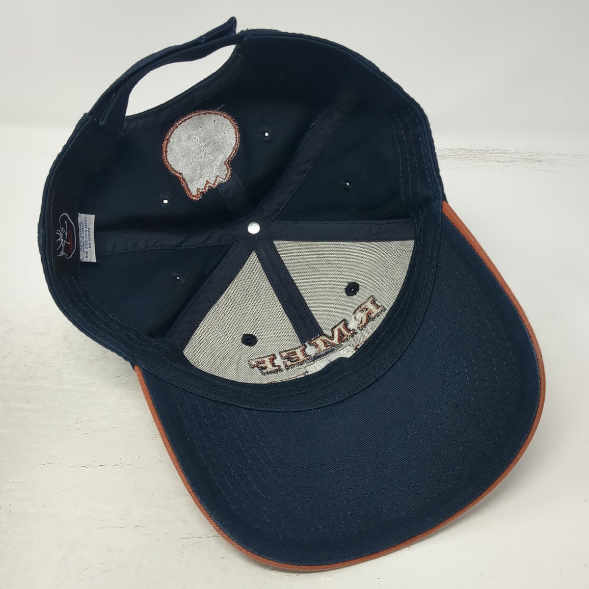 RMEF Rocky Mountain Elk Foundation Baseball Cap Orange Blue One Size Elk Hat