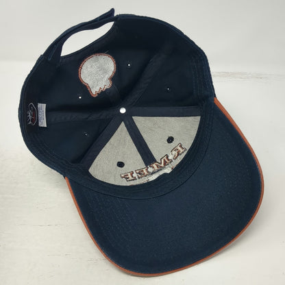 RMEF Rocky Mountain Elk Foundation Baseball Cap Orange Blue One Size Elk Hat