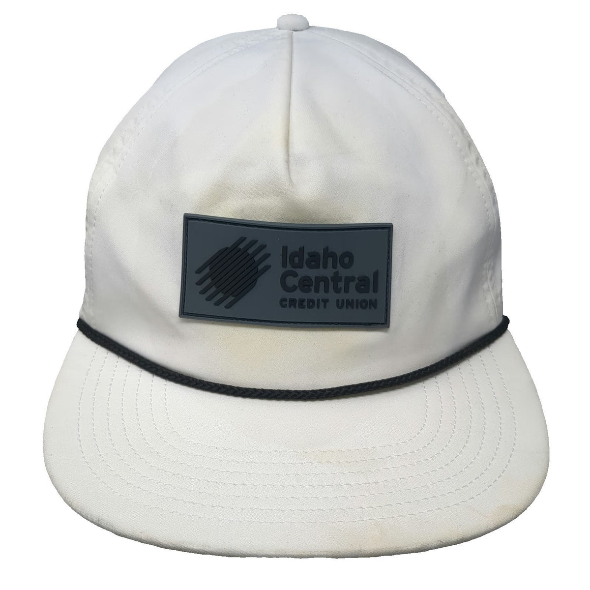 Port Authority 5 Panel White One Size Idaho Central Credit Union Rope Patch Hat
