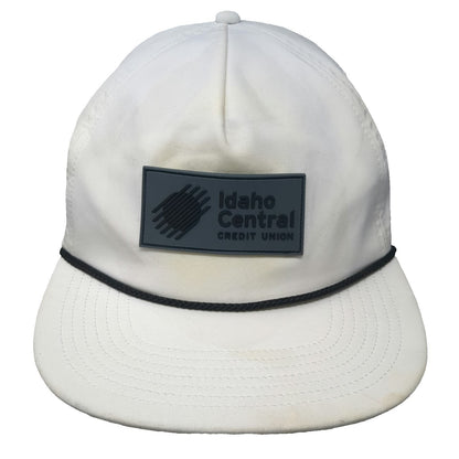 Port Authority 5 Panel White One Size Idaho Central Credit Union Rope Patch Hat