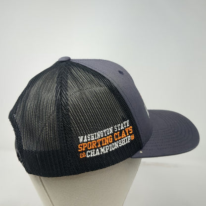 Sport-Tek Trucker Hat Gray One Size Lost Pair Ranch Sporting Clays Washington