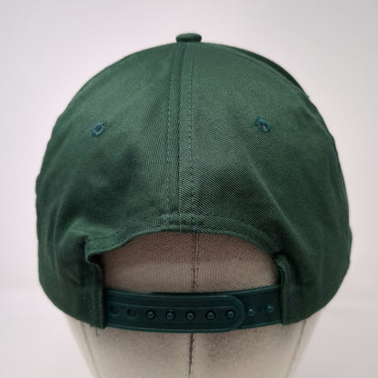 The Sportsman 5 Panel Green Hat One Size Hess Gas Station Logo Rope Snapback