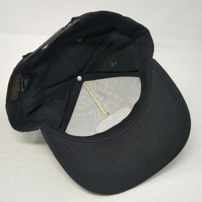 Obey 5 Panel Black Hat One Size Snapback Propaganda MFG 89 Worldwide Dissent
