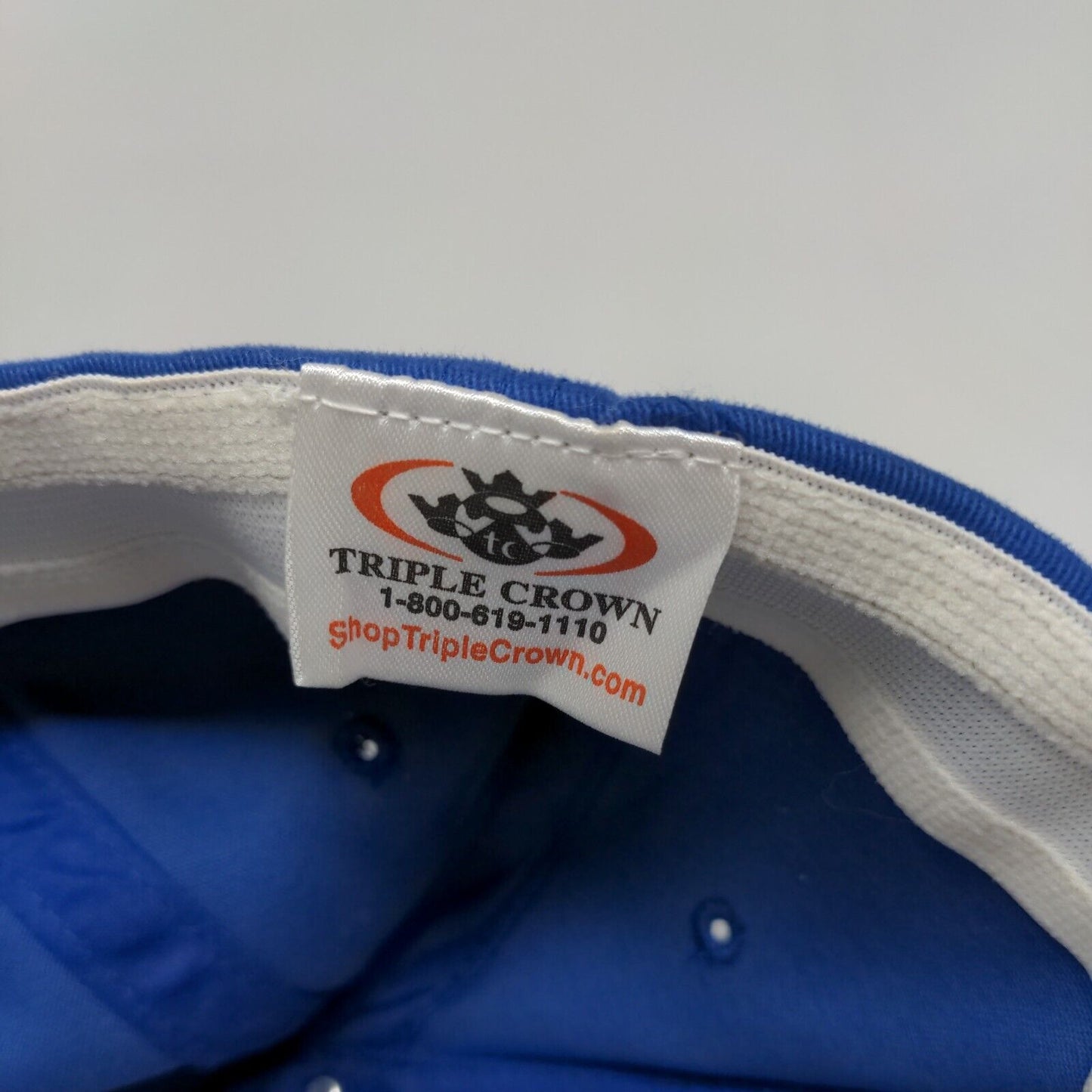 Lyons Concrete Construction Fitted Hat Blue M/L Embroidered The Max Nat