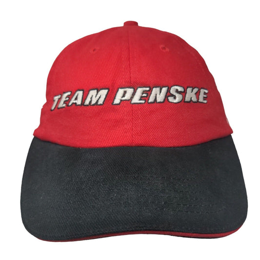 Team Penske Men's Strapback Hat Red OSFM #6 #3 Ryan Briscoe Helio Castroneves