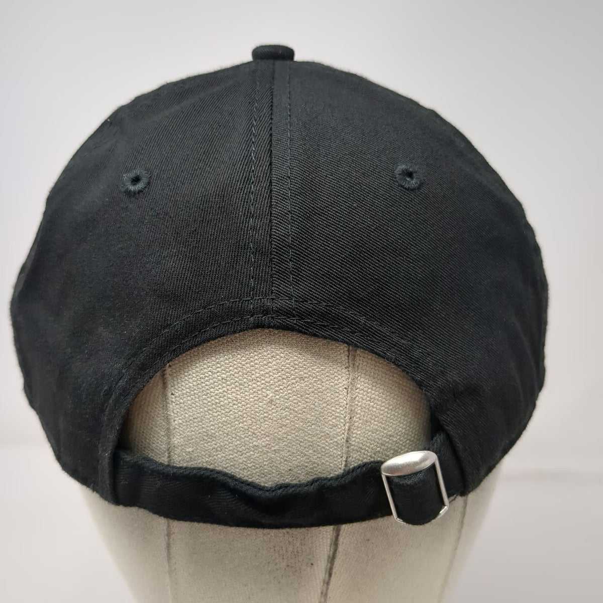 New Era Baseball Cap Black One Size A-CORE Logo Embroidered Cotton Slideback Hat