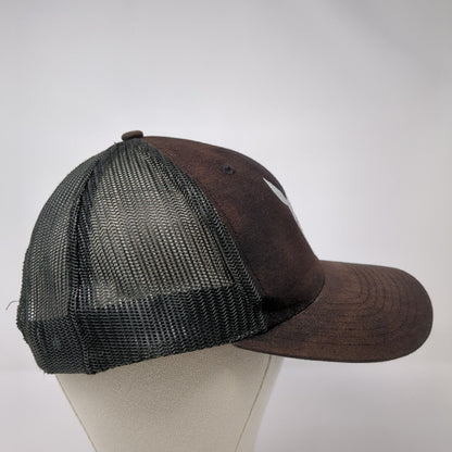 Burroughs Snapback Trucker Hat Black One Size Mesh Back Richardson