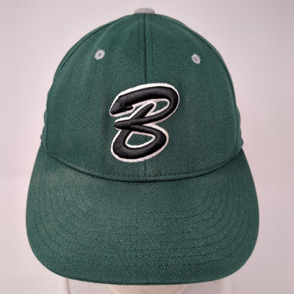 Richardson Pulse Fitted Hat Green XS-S Embroidered Letter B 6 Panel