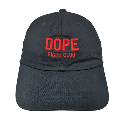 Dope Fight Club Slideback Hat Black One Size Adjustable The Classics Yupoong