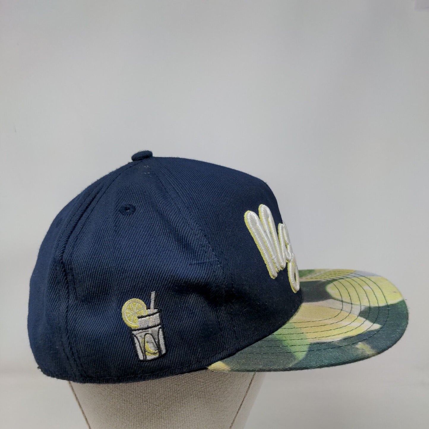 Cayler & Sons Snapback Hat Embroidered Mojito Madness Logo Blue 100% Cotton