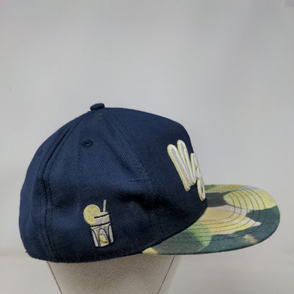 Cayler & Sons Snapback Hat Embroidered Mojito Madness Logo Blue 100% Cotton