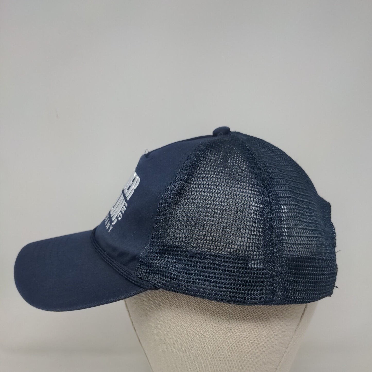 Dunder Mifflin Inc. Paper Company Trucker Hat Blue One Size Embroidered Mesh