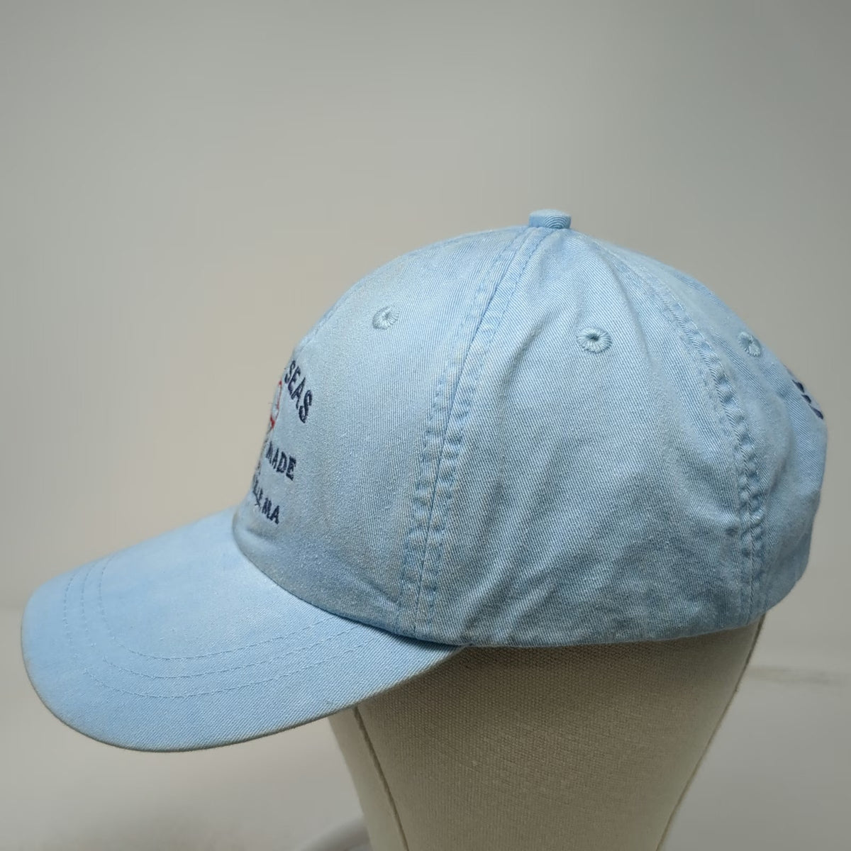 Adams Baseball Cap Blue One Size Four Seas Ice Cream Centerville Cape Cod Hat