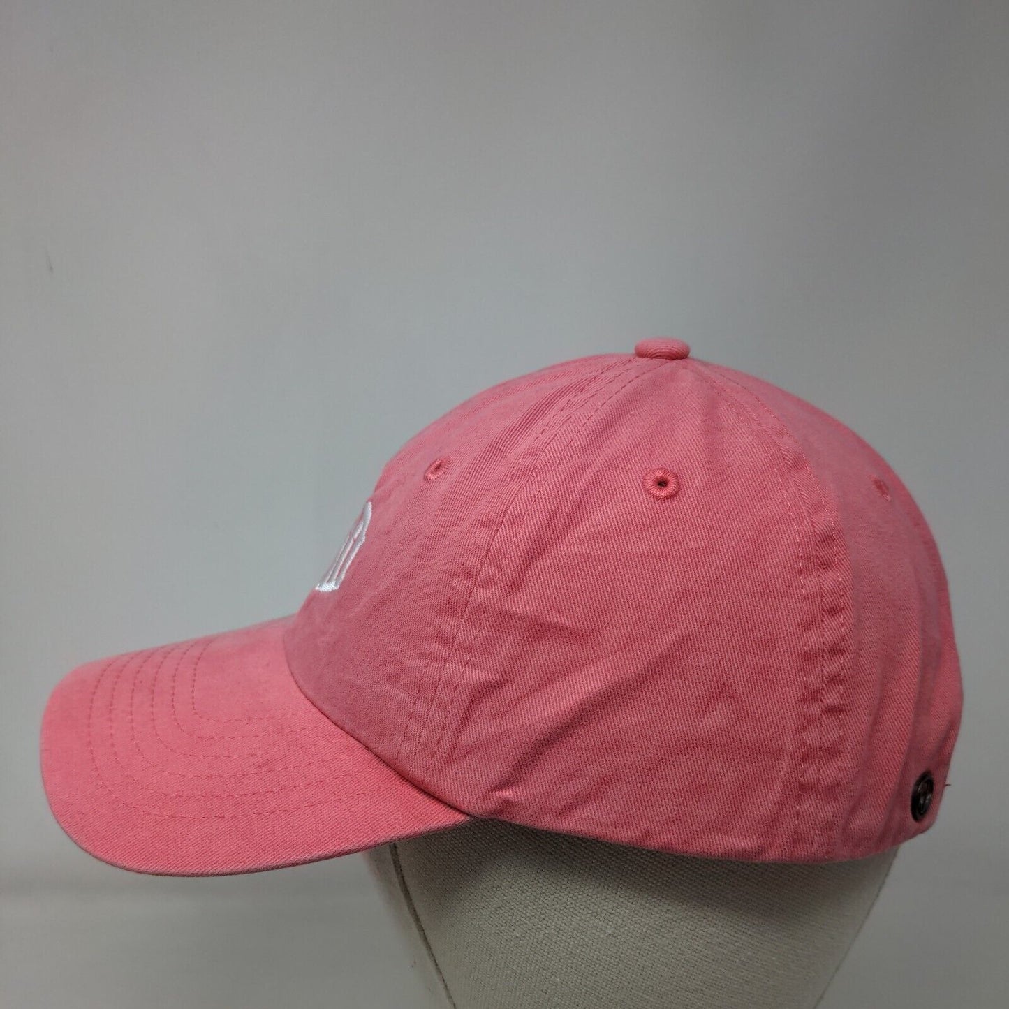 BGD Slideback Hat Pink One Size Adjustable Embroidered 6 Panel Marley Lilly