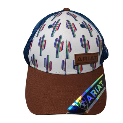 Ariat Cactus Snapback Mesh Back Trucker Hat Multi One Size Adjustable