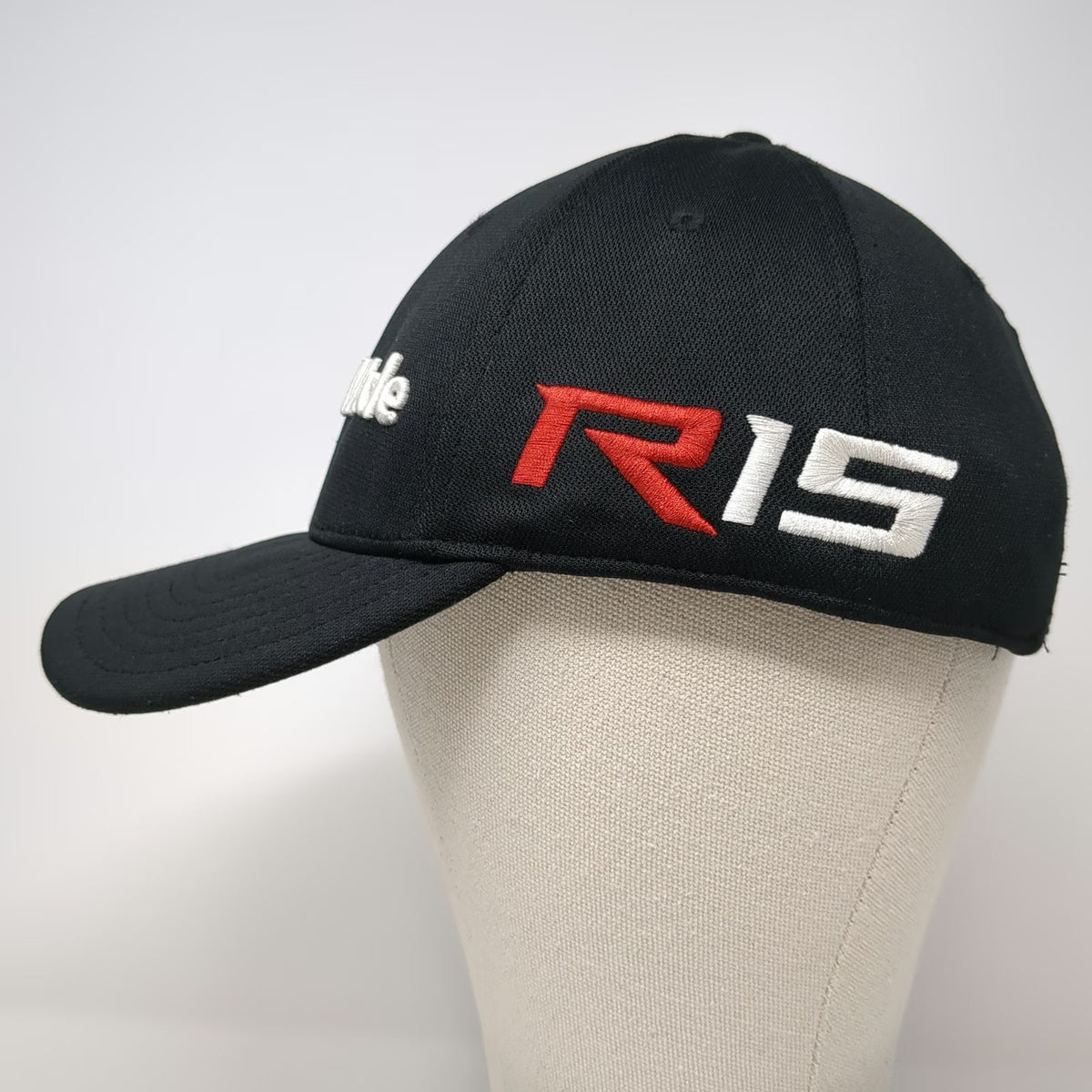 TaylorMade Baseball Cap Black One Size Aero Burner R15 Golf Strapback Hat