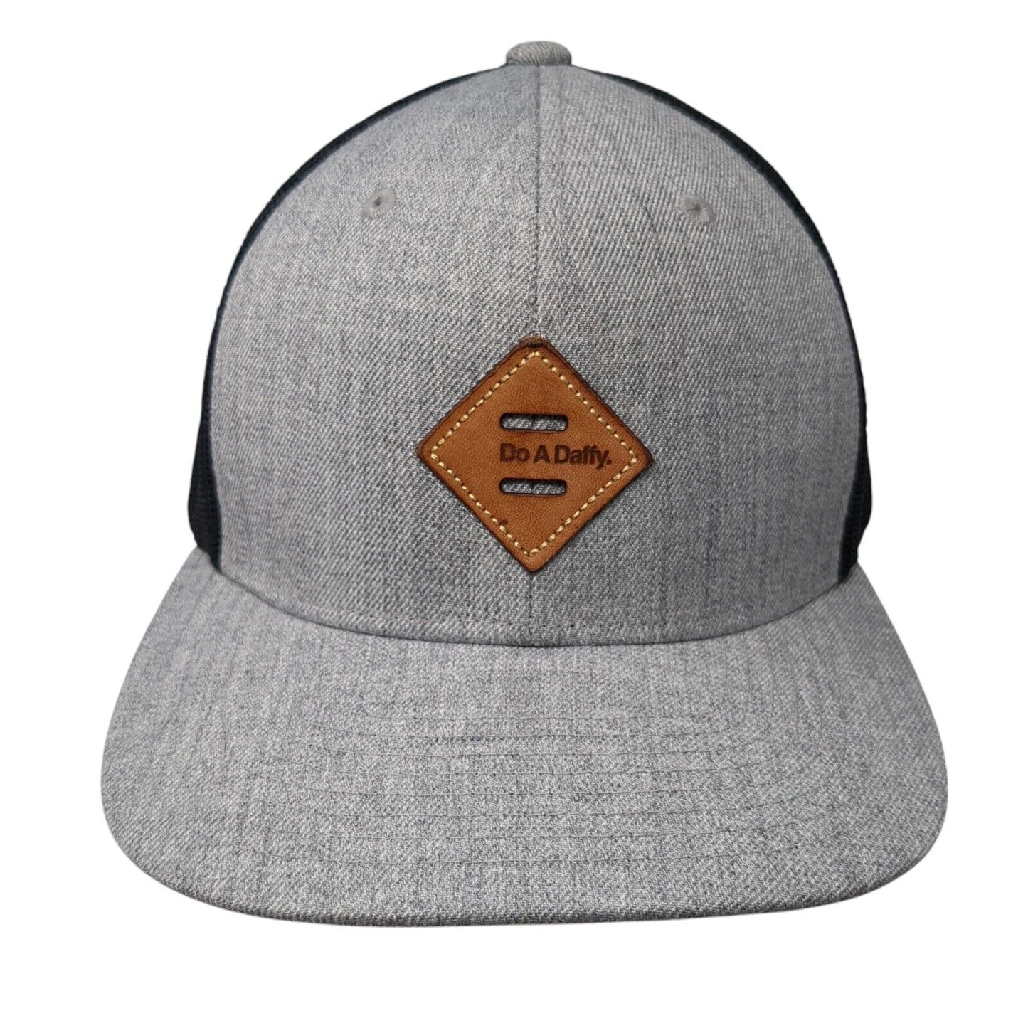 Do A Daffy Snapback Trucker Hat Gray OS Adjustable Mesh Back Captuer Headwear