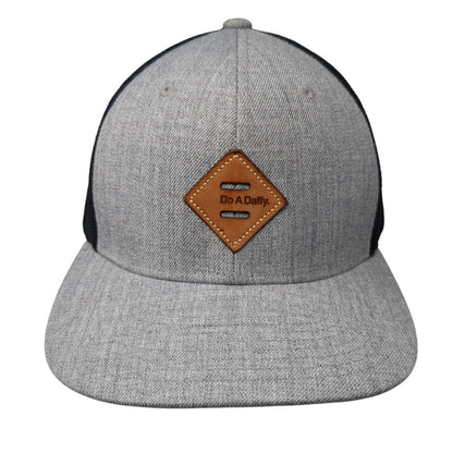 Do A Daffy Snapback Trucker Hat Gray OS Adjustable Mesh Back Captuer Headwear