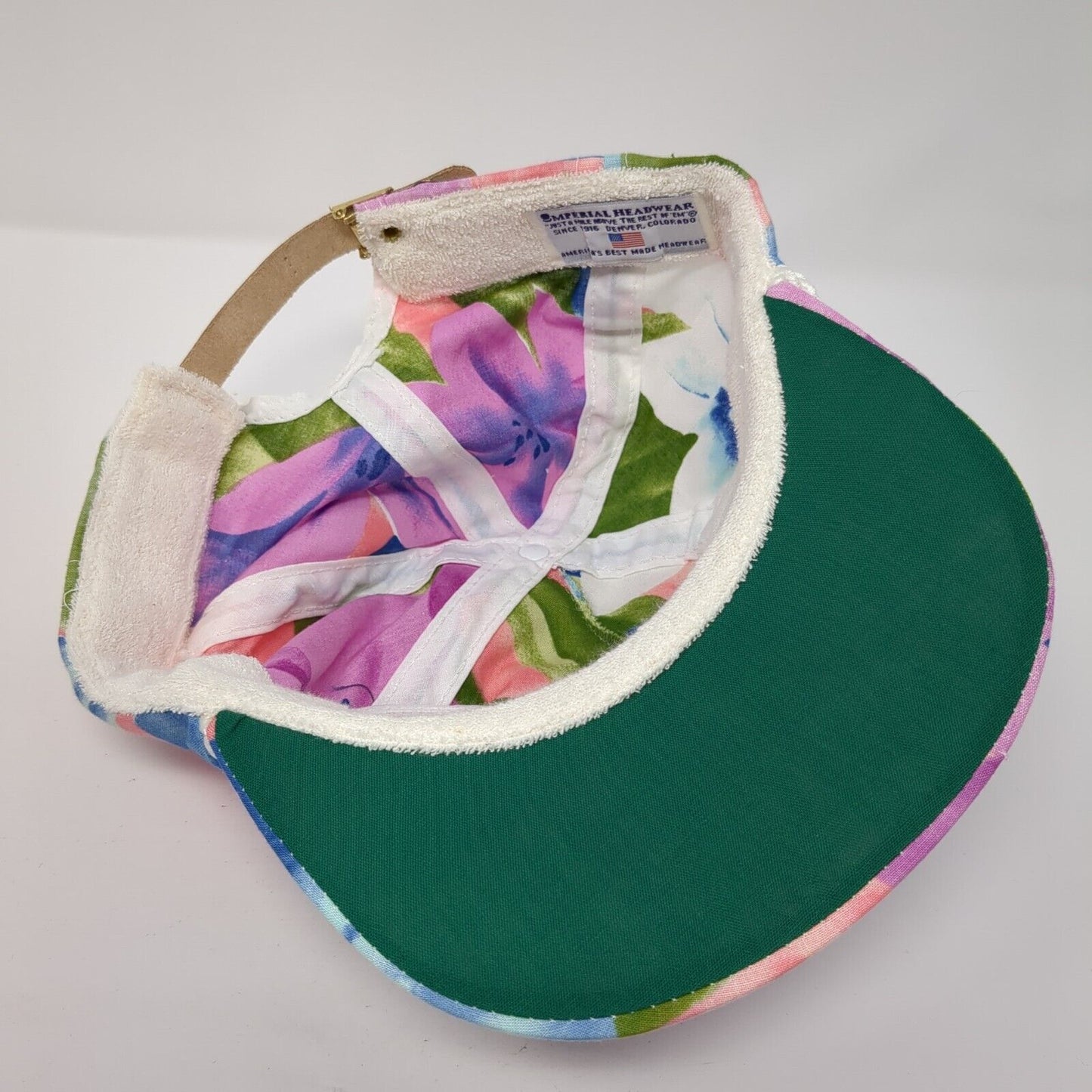 Pepsi Cimarron Hills 3 Person Scramble Slideback Hat OS Adjustable Floral Rope