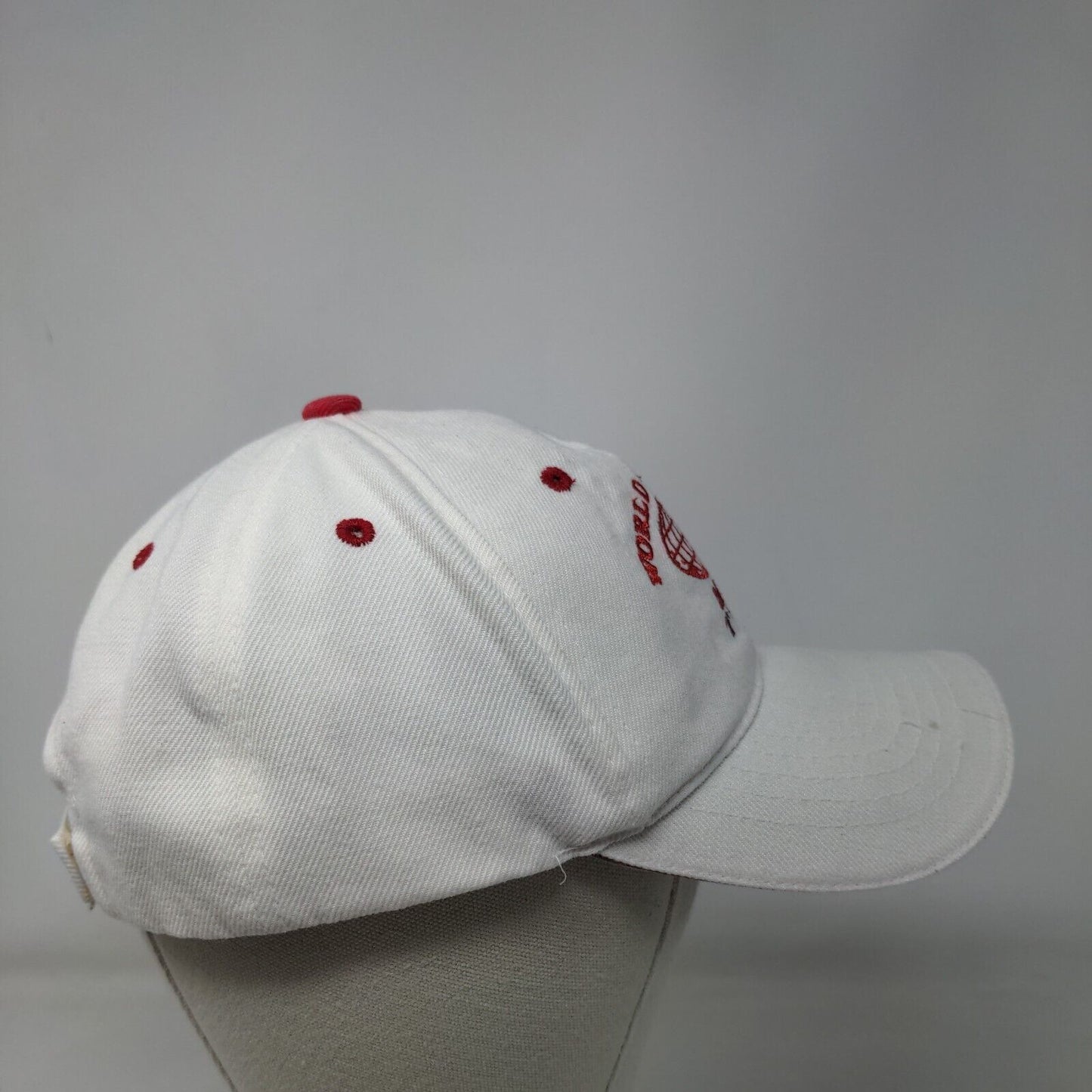 World Greatest Mom TY TY Strapback Hat White One Size Adjustable Embroidered