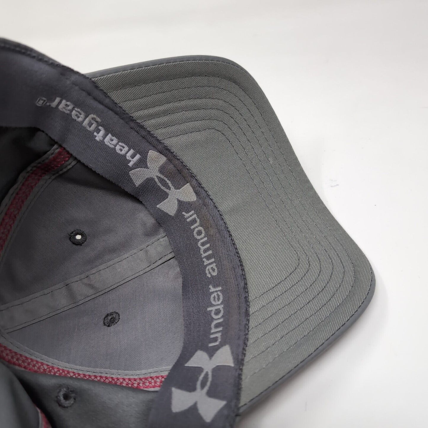 Under Armour Women's Slideback Hat Gray OSFA Adjustable Embroidered 6 Panel
