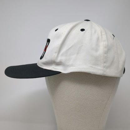 Snapback White Black One Size Green Underbrim Ft Myers Beach FL FMB Logo Hat