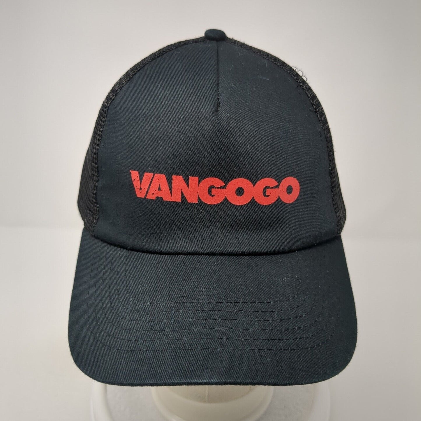 Vangogo Snapback Trucker Hat Black One Size Adjustable Mesh Back Hit Wear