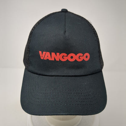 Vangogo Snapback Trucker Hat Black One Size Adjustable Mesh Back Hit Wear
