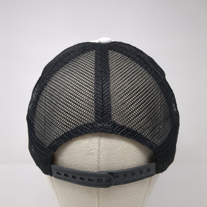 Idaho Freeride Snapback Trucker Hat Black One Size Mesh Back District