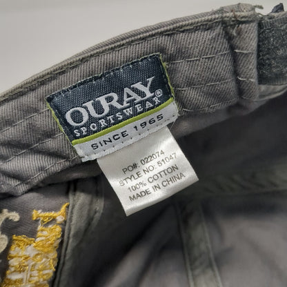 Ouray Army Cap Gray One Size Parchers Resort California 1921 Hat Adjustable