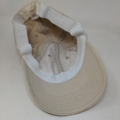 E4 Hats Men's Fitted Hat Tan Size XXL Blank Stretch Vent Holes