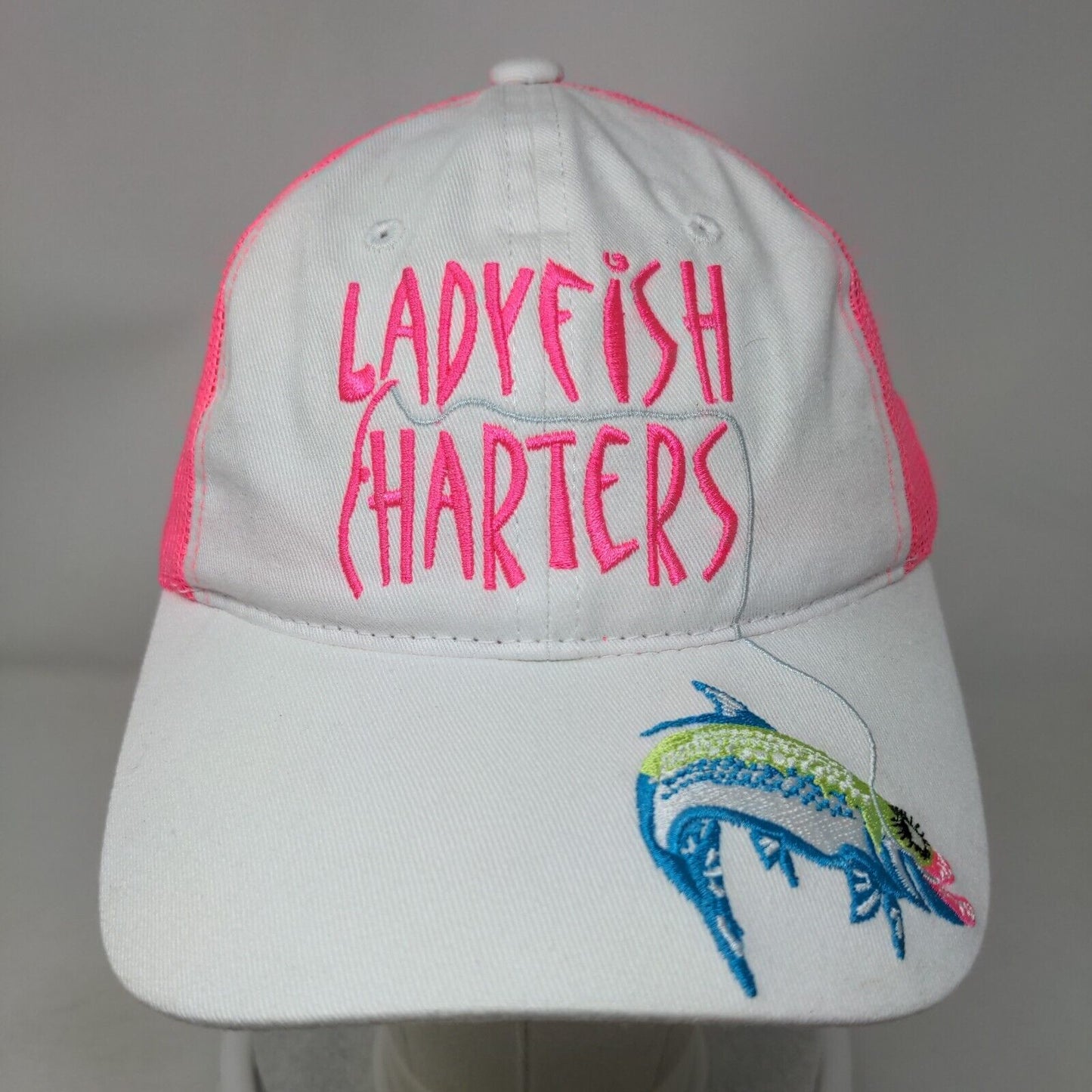 Lady Fish Charters Strapback Trucker Hat Multicolor 56cm Adjustable Bretmor