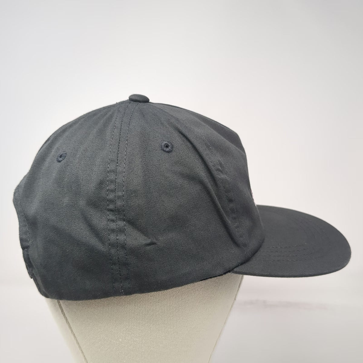Yupoong 5 Panel Gray Snapback One Size Hat Lure Nerd Fishing Glasses Embroidery