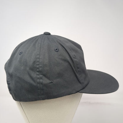 Yupoong 5 Panel Gray Snapback One Size Hat Lure Nerd Fishing Glasses Embroidery