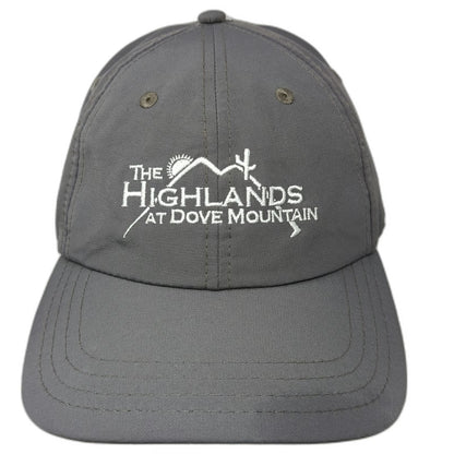 Pukka Baseball Cap Gray One Size Polyester Strapback Highlands Dove Mountain Hat