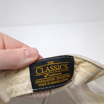 Lazy J Bull Skull Flower Snapback Trucker Hat Black One Size Mesh Back