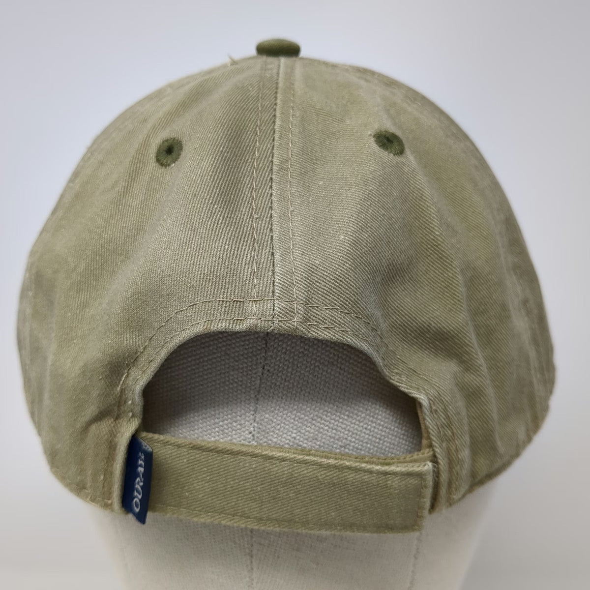 Ouray Sportswear Moose's Saloon Montana Baseball Cap Hat One Size Beige Green
