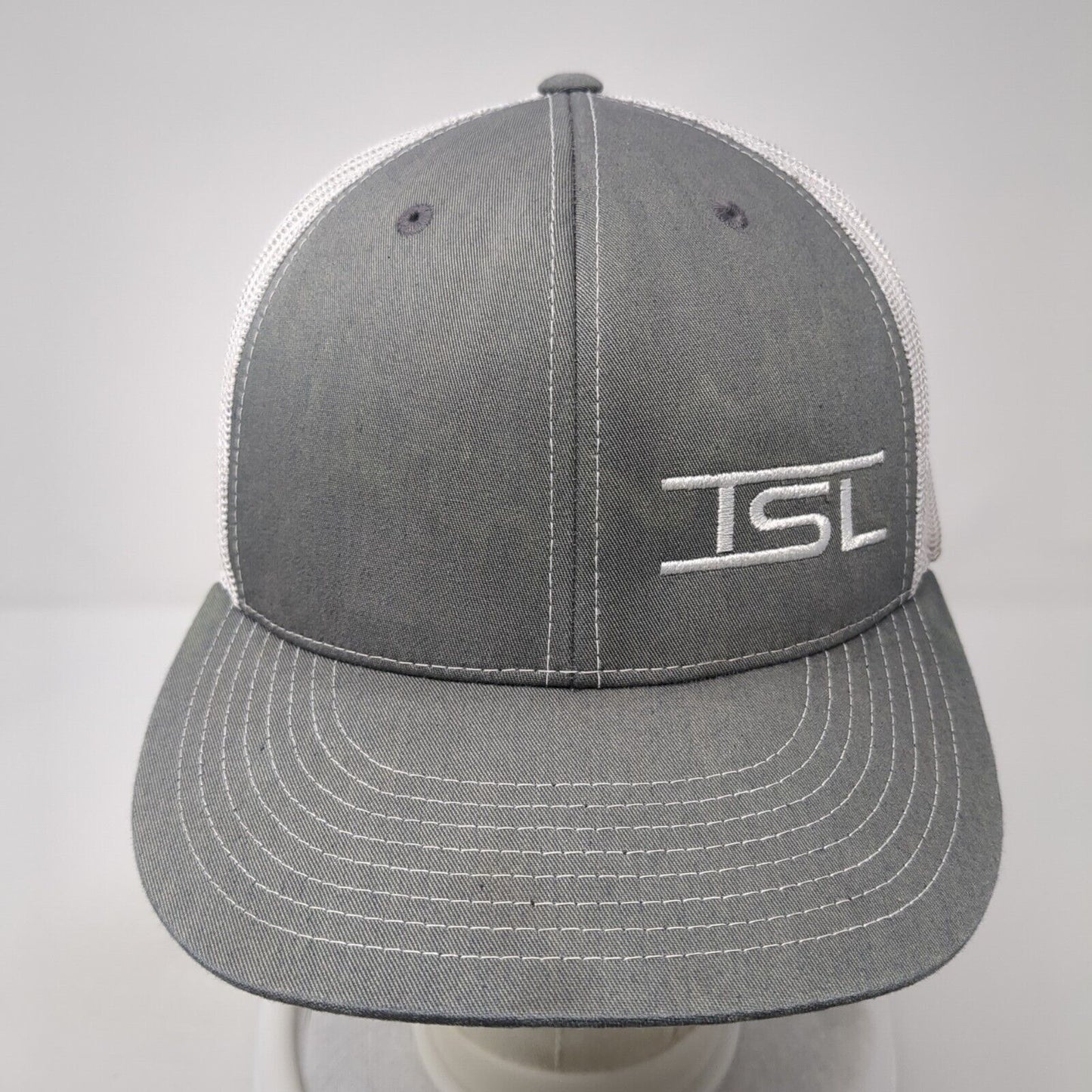 TSL Snapback Trucker Hat Gray OS Adjustable Mesh Back D Series Pacific Headwear