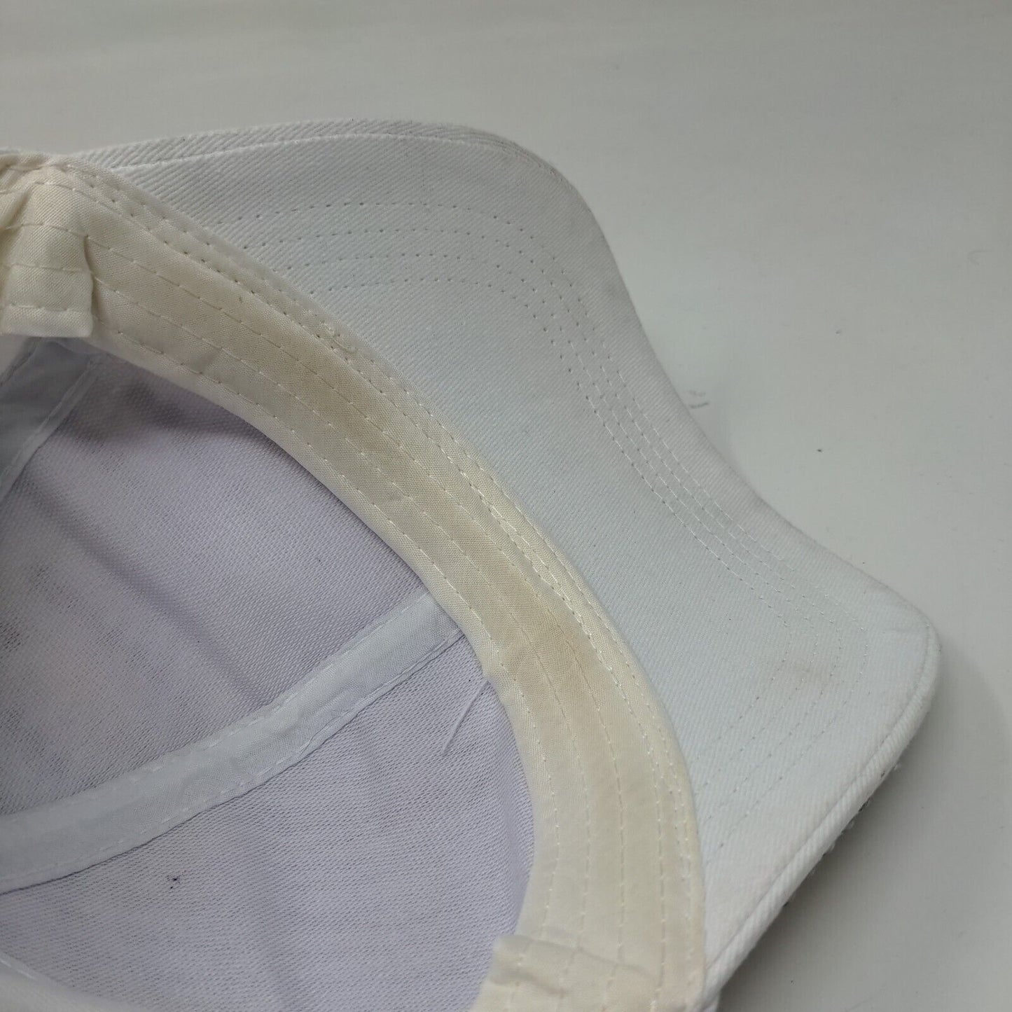 Unbranded Pearl Rhinestone Bling Strapback Hat White One Size Embellished