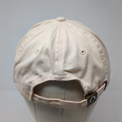 Alaska Spell Out Slideback Hat Tan One Size Adjustable Embroidered