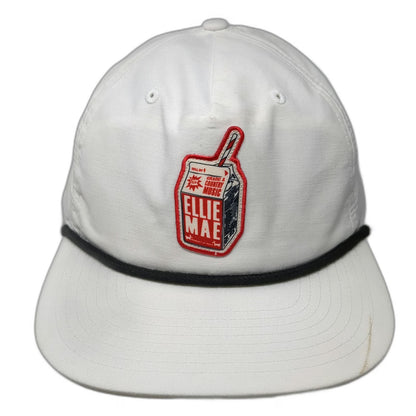 Richardson 5 Panel White Hat OSFM Rope Snapback Ellie Mae Country Music Patch