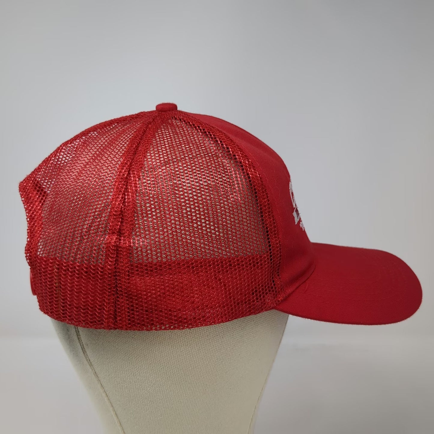 San Sun Class 1 Transport Mcveytown PA Red Trucker Hat One Size Snapback Mesh