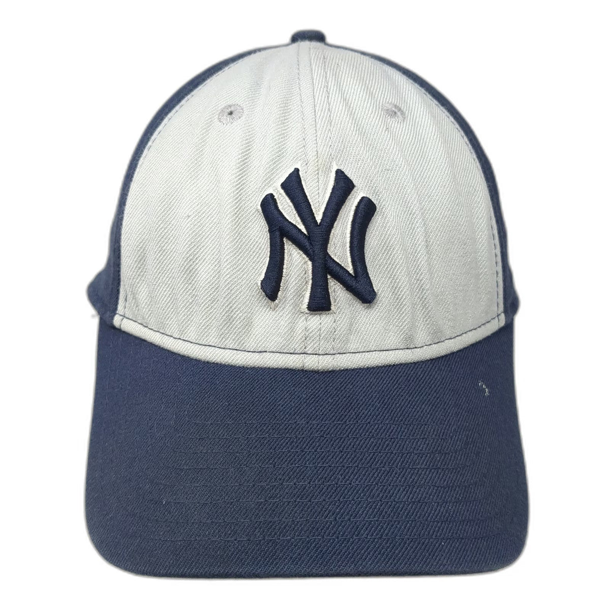 New Era New York Yankees MLB Baseball Cap Blue L 39THIRTY Stretch Fit Hat Logo