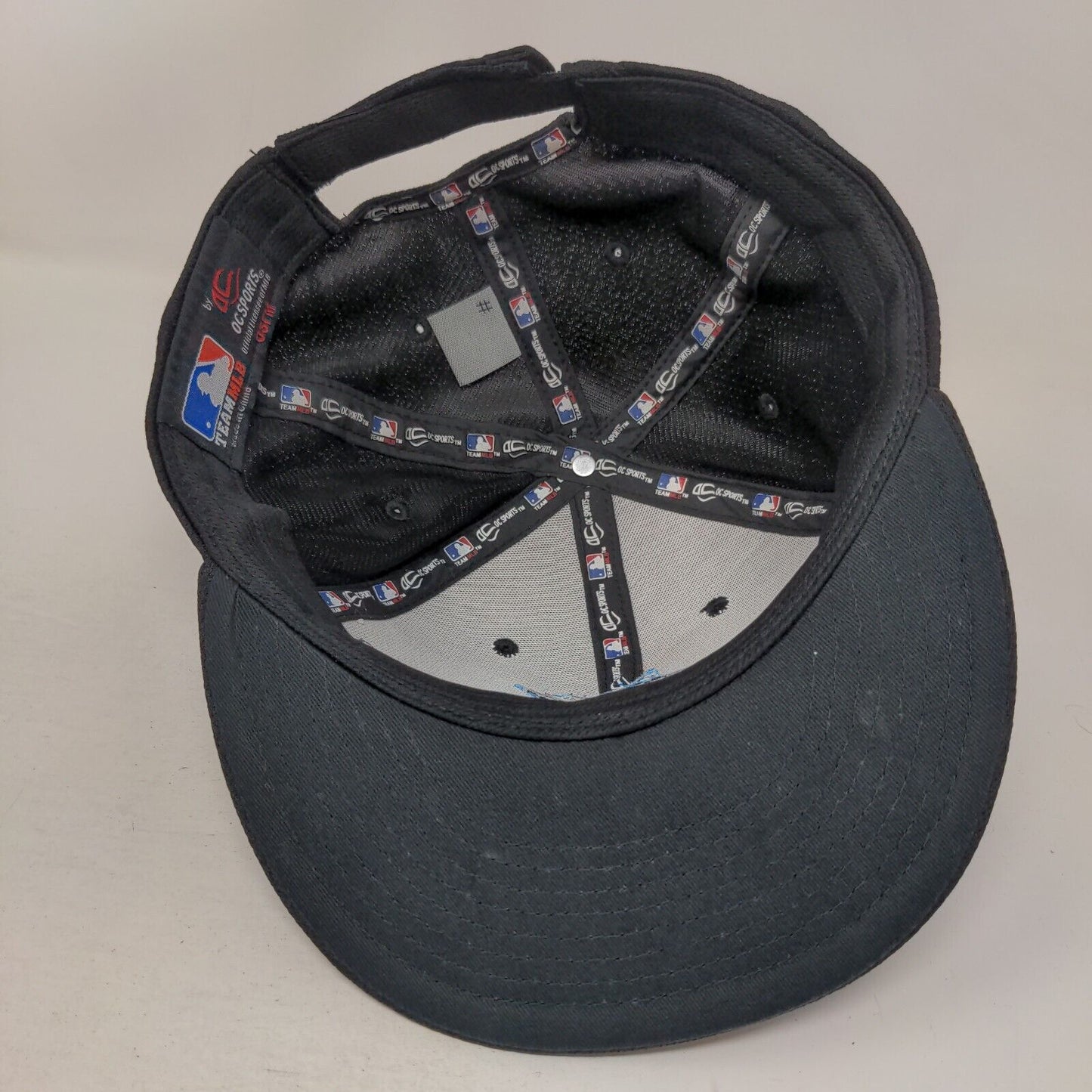 Florida Marlins Strapback Hat Black OSFM Embroidered Logo OC Sports MLB