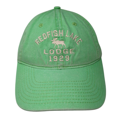Redfish Lake Lodge 1929 Slideback Hat Green One Size Adjustable Gear For Sports