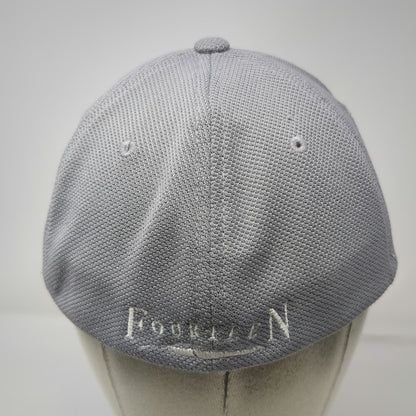 TravisMathew Baseball Cap Gray One Size Feather Fourteen Flexfit Athletic Hat