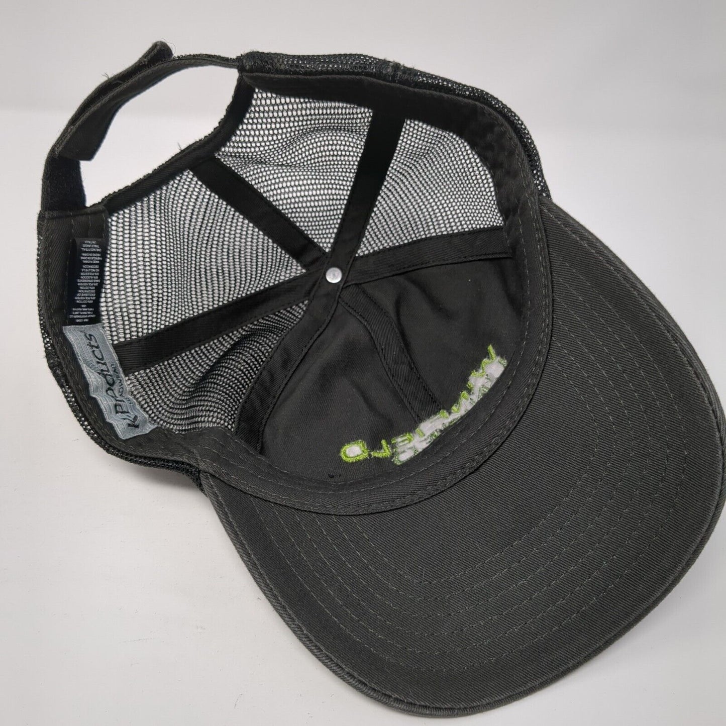 Winfield United Strapback Mesh Back Trucker Hat Gray One Size K-Products