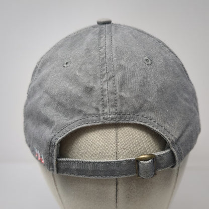 Home Free New Jersey State Outline Gray Baseball Cap Hat One Size Slideback